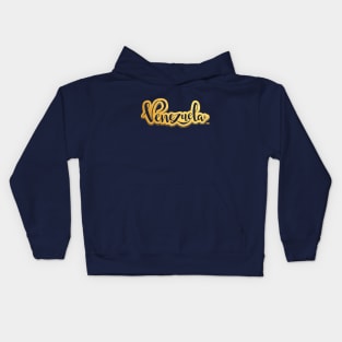 Venezuela dorado Kids Hoodie